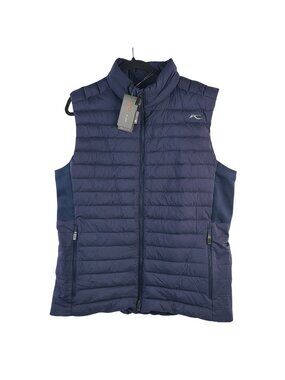 NEW KJUS Men's FRX Blackcomb Vest Navy Size 52, L Lightweight Puffer